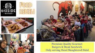 Food Review *6ix side burger* / Halal food dairy @4behnain4khaniya