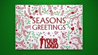 Animated Christmas Card Template - Illustrated Xmas Card