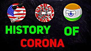 [HISTORY OF CORONA]️ In Nutshell || [CRAZY PANDEMIC] #shorts #countryballs #geography #mapping