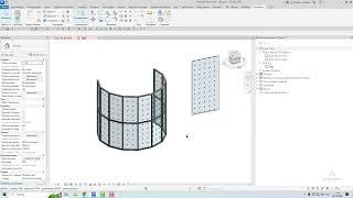 Autodesk Revit: Радиальные витражи