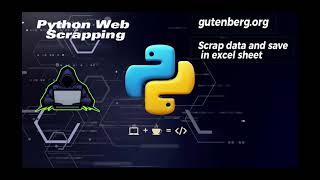 gutenberg.org | Python Web Scrapping | BeautifulSoup | request | Use Pandas Save data in Excel sheet