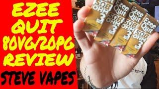 ezee quit eliquid 80/20 range review