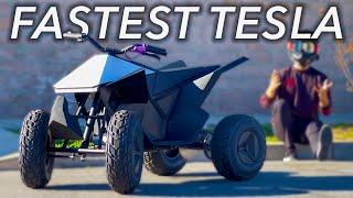 The World's FASTEST TESLA Cyberquad!