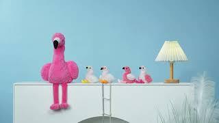 Flamingo Stuffed Animal Babies with Their Mom Stop Motion AnimationMorisMos Stuffed Animals