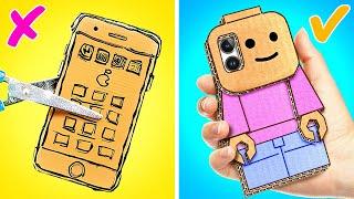 DIY Lego Phone Case ️ * LEGO Crafts and Gadgets With Your Favorite Characters *