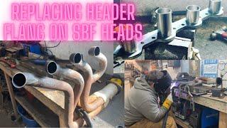 SBF Header flange replacement - to work with AFR 205 heads