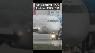 Just Spotting | HAJ | Fesch #planespotting #haj #austrian #E195 #fesch