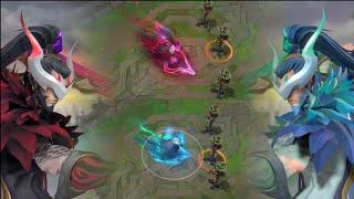 [Comparison] Zephyr Dragon Yi Vs Zephyr Dragon Yi Mythic Chroma || League Of Legends Wild Rift