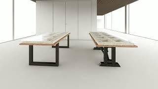 Kalif table 90 x 200 3D model Updated/Better table legs