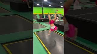 Lani Love Does A Backflip for the First time  #shorts #lanilove