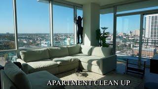 VLOG| Apartment clean up