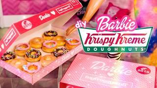 How To Make Barbie Doughnuts | Inspired Mini Krispy Kreme & Stanley Cup for Dolls