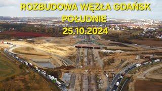 ROZBUDOWA WĘZŁA GDAŃSK POŁUDNIE (BORKOWO) 25.10.2024