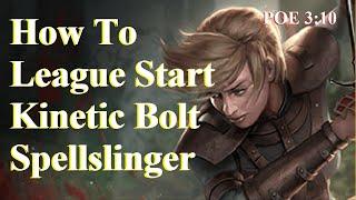 POE3.10 How To League Start Wander Kinetic Bolt Spellslinger All You Need To Know Guide for Delirium