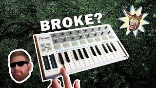 How to Repair Broken Keys On Arturia MiniLab Universal Midi Controller