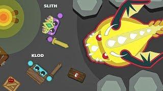 Found Gold Dragon in Starve.io