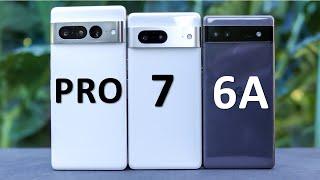 Worth The Downgrade? (Pixel 7 Pro vs Pixel 7 vs Pixel 6a)