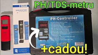 Cum măsurăm PH, TDS, EC?!  PH metru, TDS metru HANNA, calibrare și măsurare + PH controller cadou!