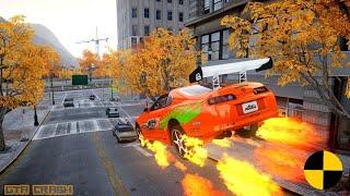 GTA 4 CRASH TESTING REAL CAR 545