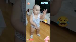 dum dum dum dika dika  || #cute #babydance