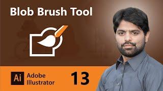 Blob Brush Tool in Adobe Illustrator