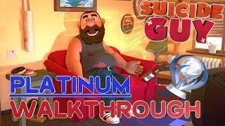 Suicide Guy Platinum Walkthrough - Trophy & Achievement Guide - All Collectibles