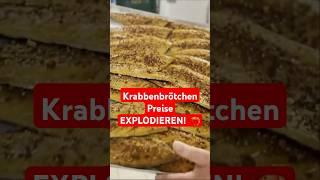 Krabbenbrötchen Preise EXPLODIEREN!  Wie teuer ist es bei Blum?  #sylt #lecker #shorts #shortvideo