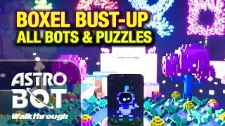 Boxel Bust-Up (Lost Galaxy) Walkthrough: All Bots & Puzzle Pieces + Hidden Coins (Astro Bot Guide)