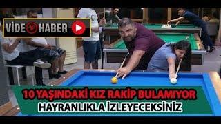 10 yaşındaki bilardocu kız