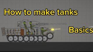 How to make a tank in melon playground basics￼