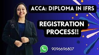 Diploma in IFRS registration and document checklist - English|| By CA Swati Gupta