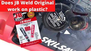 Does JB Weld work on plastic?