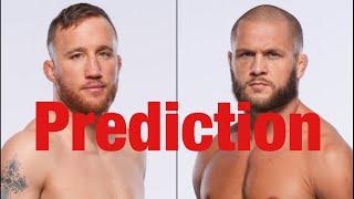 Justin Gaethje Vs Rafael Fiziev Prediction