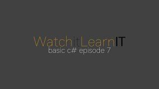 Basic C# - Episode 7 - Overflow