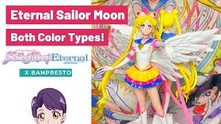 Eternal Sailor Moon Glitter & Glamours Figure A & B Type Unboxing & Review セーラームーン