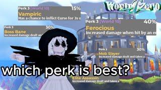 Ferocious vs Vampiric in World Zero