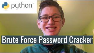 Python Tutorial 13: Brute Force Password Cracker