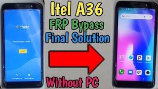 itel w5505 a36 frp bypass google account lock