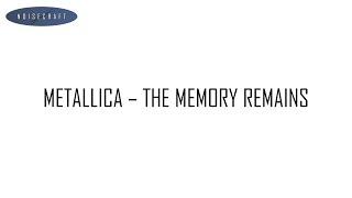 Metallica - The Memory Remains Drum Score