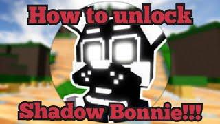 How to unlock Shadow Bonnie!!! | Return to Animatronica | FNaF World RPG | Roblox