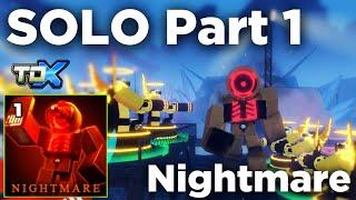 NIGHTMARE Part/Chapter 1 Christmas Event [SOLO] | TDX Christmas