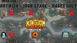 How many mages are needed? Rotwick Iron Stage - Mages Only - (Veteran Difficulty & No Hero)