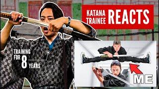 I Would NEVER Do That | Katana Trainee Reacts to I Tried Samurai Training with a REAL Samurai!