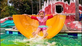 AQILA BERENANG DAN BERMAIN AIR DI WATERBOOM TERBESAR DI BOGOR #aqilla #aqila