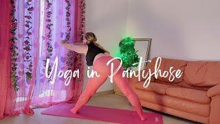 Yoga in Pantyhose