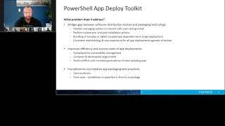 Application Packaging Experts Roundtable: The PowerShell App Deploy Toolkit (October 2021)