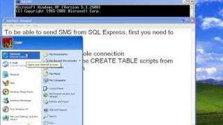 Setup Ozeki NG - SMS Gateway with Microsoft SQL Express - step 2