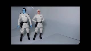 Star Wars Black Series 6 Inch Admiral Wolff Yularen Custom Figure.
