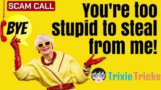 PCH Scammer Reveals 88 Year Old Victim Info | Trixie Tricks Scammers