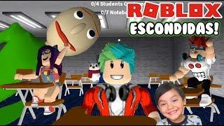 Escondidas con Baldi | Escondido en la Escuela | Baldi´s Basic en Roblox Roleplay